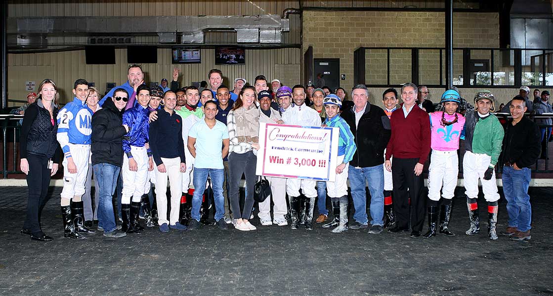 Carmouche Wins 3,000th Career Race