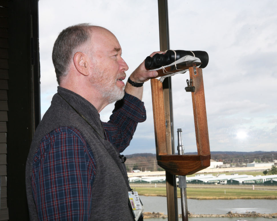 KEITH JONES NEARING HIS FINAL PARX RACE CALL