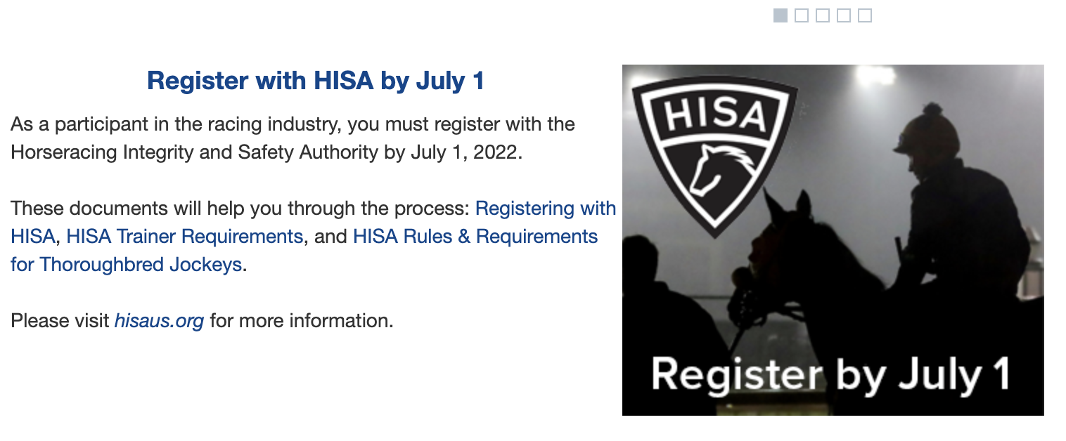 HISA Registration